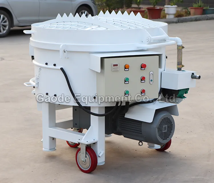 GAODETEC GRM100 Efficient Refractory Pan Mixer For Homogeneous Mixing